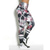 cheap Yoga Leggings &amp; Tights-Women&#039;s Yoga Leggings Tummy Control Butt Lift High Waist Yoga Fitness Gym Workout Bottoms Skull Black White Pink Spandex Sports Activewear Stretchy Skinny