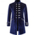 cheap Outerwear-Retro Vintage Punk &amp; Gothic Medieval Coat Trench Coat Outerwear Prince Vampire Gentleman Plaid / Check Men&#039;s Pirate Royal Steampunk Masquerade Performance Event / Party Stage Adults&#039; Coat