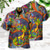 cheap 3D Pattern-Men&#039;s Hippie Colorful Mushroom Shirt Summer Hawaiian Shirt Button Up Shirt Short Sleeve Sports Fashion Streetwear Outdoor Casual Hawaiian Summer Spring Cuban Collar Print Black Blue Purple