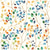 voordelige Behang-cool wallpapers behang esthetische muurschildering bloemen peel and stick behang kleurrijk bos beige/oranje/blauw verwijderbaar contactpapier voor kinderkamerdecoraties 17,7 x 118 inch