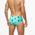 abordables slip de bain-Homme Maillots de Bain Slip de bain Floral Tropical Plage Piscine Sportif basique Noir Blanche