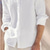 cheap Men&#039;s Linen Shirts-Men&#039;s Shirt Linen Shirt Casual Shirt Summer Shirt Beach Shirt White Blue Gray Long Sleeve Plain Lapel Spring &amp; Summer Casual Daily Clothing Apparel
