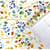 voordelige Behang-cool wallpapers behang esthetische muurschildering bloemen peel and stick behang kleurrijk bos beige/oranje/blauw verwijderbaar contactpapier voor kinderkamerdecoraties 17,7 x 118 inch