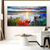 cheap Landscape Paintings-Handmade Oil Paintings Canvas Wall Art Decoration Modern Abstract Colourful Auspicious Clouds Landscape for Living Room Home Decor Rolled Frameless Unstretched Painting