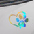 cheap Car Body Decoration &amp; Protection-Reflective Love Heart Footprint Sticker Car Sticker Dog Paw Stickers Vinyl Decals Stickers For Cars Trucks Windows Walls Laptops Cute Decoration