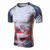 cheap Running Tops-Men&#039;s Compression Shirt Running Shirt Short Sleeve Base Layer Top Athletic Athleisure Breathable Moisture Wicking Soft Fitness Gym Workout Running Sportswear Activewear Graphic White Red Light Grey