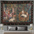 cheap Medieval Tapestry-Medieval Lady Unicorn Tapestry Wall Art Middle Age Decor Photograph Backdrop Blanket Curtain Home Bedroom Living Room Decoration