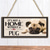 cheap Wood Wall Signs-1pc Pet Dog Wall Hanging, Wooden Animal Dog Pattern Plaque Sign Wll Decor Accessories, For Pet Shop Cafe Room Decor Household Items 4&#039;&#039;x8&#039;&#039; (10cmx20cm)