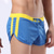 billiga Simbyxor och badshorts-Herr Badshorts Boardshorts Elastisk midja Lappverk Snabb tork Kort Dagligen Gym Badning Elegant och modernt Ledig / Sportig Blå Svart Microelastisk