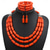 voordelige Accessoires en meer-Kralen Ketting Armband Oorbel 3 Stuks Retro Vintage 1980s Disco Art Deco Accessoires voor Vrouwen Koningsdag Oranje Casual Dagelijks
