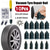 cheap Vehicle Repair Tools-10Pcs Vacuum Tyre Repair Nail Car Scooter Bike Motorcycle Universal Tubeless Rubber Nails Tire Puncture Repair Accessories