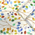 voordelige Behang-cool wallpapers behang esthetische muurschildering bloemen peel and stick behang kleurrijk bos beige/oranje/blauw verwijderbaar contactpapier voor kinderkamerdecoraties 17,7 x 118 inch