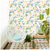 voordelige Behang-cool wallpapers behang esthetische muurschildering bloemen peel and stick behang kleurrijk bos beige/oranje/blauw verwijderbaar contactpapier voor kinderkamerdecoraties 17,7 x 118 inch