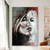 cheap People Paintings-Oil Painting Hand Painted Vertical People Abstract Portrait Modern Rolled Canvas (No Frame)