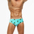 abordables slip de bain-Homme Maillots de Bain Slip de bain Floral Tropical Plage Piscine Sportif basique Noir Blanche