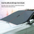 cheap Car Covers-StarFire 210*120cm Magnetic Car Sun Shade Protector Auto Front Window Sunshade Cover Car Windshield Sunshade Protector Car Accessories