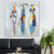 abordables Peintures portraits-Peinture à l&#039;huile Hang-peint Peint à la main Carré Abstrait Personnage Classique Moderne Toile roulée (sans cadre)