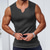 cheap Gym Tank Tops-Men&#039;s Running Tank Top Workout Tank Ribbed Sleeveless Top Athletic Casual V Neck Breathable Quick Dry Soft Fitness Gym Workout Running Sportswear Activewear Black White Wine