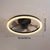 cheap Ceiling Fan Lights-Ceiling Fan with Lights 19.7&quot; Dimmable LED 3 Color 6 Speeds Timing Reversible Blades with Remote Control, Household Fan Chandelier, indoor Low Profile Flush Mount Ceiling Fan
