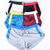 billiga Simbyxor och badshorts-Herr Badshorts Boardshorts Elastisk midja Lappverk Snabb tork Kort Dagligen Gym Badning Elegant och modernt Ledig / Sportig Blå Svart Microelastisk