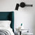 voordelige Zwenkarmlampen-wandlamp oogbescherming moderne nordic stijl schansen swing arm lichten woonkamer slaapkamer metaal 110-120v/220-240v 5 w