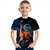 billige Guttens 3D Dyr-Barn Gutt T skjorte T-skjorte Grafisk Dinosaur Astronaut Kortermet Crewneck Barn Topp utendørs 3D-utskrift Sport Mote Kul Sommer Svart 3-12 år