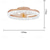 cheap Ceiling Fan Lights-LED Ceiling Fans with lights Crystal Chandeliers Dimmable with Remote Contral 20&quot; Flush Mount Ceiling Lamp Metal Chandelier Bedroom Living Room