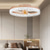 cheap Ceiling Fan Lights-LED Ceiling Fans with lights Crystal Chandeliers Dimmable with Remote Contral 20&quot; Flush Mount Ceiling Lamp Metal Chandelier Bedroom Living Room