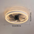 cheap Ceiling Fan Lights-Ceiling Fan with Lights 19.7&quot; Dimmable LED 3 Color 6 Speeds Timing Reversible Blades with Remote Control, Household Fan Chandelier, indoor Low Profile Flush Mount Ceiling Fan
