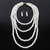 cheap Accessories and More-Earrings Pearl Necklace Choker 2 Pcs Flapper Accessories Retro Vintage 1920s Alloy For Roaring 20s Flapper Cosplay Women&#039;s Costume Fashion Jewelry