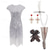 abordables Conjuntos-Vestido flapper de Gatsby de los años 20 con conjunto de accesorios de los años 20, traje de flecos con flecos y lentejuelas para mujer, vestido retro vintage de cosplay para fiesta y noche, vestido de cóctel