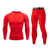 cheap Activewear Sets-Men&#039;s Activewear Set Compression Suit 2 Piece Athletic Winter Long Sleeve Spandex Breathable Moisture Wicking Soft Fitness Gym Workout Basketball Sportswear Activewear Black White Red