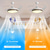 preiswerte Deckenventilator-Leuchten-Deckenventilator mit Lichtkreis-Design-App&amp;amp; Fernbedienung 108 cm dimmbar 6 Windgeschwindigkeiten moderner Deckenventilator für Schlafzimmer, Wohnzimmer, kleines Zimmer 220–240 V