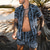 billige Skjortesett for menn-Herre Skjortesett Hawaii skjorte Grafisk skjorte Aloha skjorte Blomstret Aftæpning Svart Blå Lilla Grønn 3D-utskrift utendørs Avslappet Kortermet 3D-utskrift Knapp ned Klær Mote Hawaiisk Designer