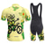 abordables Conjuntos de ropa para hombre-Hombre Maillot de ciclismo con culotte corto con tirantes Manga Corta MTB Bicicleta Montaña Ciclismo Carretera Verano Azul Piscina Violeta Amarillo Graphic Bicicleta Almohadilla 3D Secado rápido