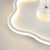 billiga Takfläktlampor-takfläkt med ljus app&amp;amp; fjärrkontroll 50cm dimbar 6 hastigheter sputnik design projektion takfläkt metall modern stil sputnik målade ytskikt led modern 110-240v