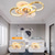 cheap Ceiling Fan Lights-Ceiling Fan with Light Dimmable Circle Design Crystal 62cm 6 Wind Speeds Modern Ceiling Fan for Bedroom, Living Room App &amp; Remote Control 110-240V