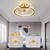 economico Ventilatore da soffitto con luci-ventilatore da soffitto con app design cerchio luminoso&amp;amp; telecomando 50cm dimmerabile 6 velocità del vento moderno ventilatore da soffitto per camera da letto, soggiorno, piccola stanza 220-240v