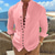 Χαμηλού Κόστους ανδρικά λινά πουκάμισα-Ανδρικά Πουκάμισο λινό πουκάμισο Πουκάμισο με κουμπιά Casual πουκάμισο Καλοκαιρινό πουκάμισο Μαύρο Λευκό Ανθισμένο Ροζ Μακρυμάνικο Σκέτο Κορδέλα Κολάρο Καλοκαίρι Άνοιξη &amp; Χειμώνας Καθημερινά Διακοπές