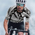 billige Cykeltrøjer-21Grams Herre Cykeltrøje Kortærmet Cykel Toppe med 3 baglommer Bjerg Cykling Vej Cykling Åndbart Hurtigtørrende Svedtransporende Refleksbånd Hvid Gul Rød Sport Tøj