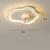 billiga Takfläktlampor-takfläkt med ljus app&amp;amp; fjärrkontroll 50cm dimbar 6 hastigheter sputnik design projektion takfläkt metall modern stil sputnik målade ytskikt led modern 110-240v