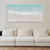 cheap Landscape Paintings-Handmade Oil Painting Canvas Wall Art Decoration Abstract Seascape Painting Beach Ocean for Home Decor Rolled Frameless Unstretched Painting