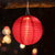 abordables Luces de paisaje-Luz de globo de estilo chino, energía solar para exteriores, linterna impresa de 12 pulgadas y 30 cm, lámpara colgante ip65, luz led de nailon resistente al agua para exteriores, jardín, fiesta,