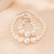 economico Collane-Collana di fili Perle finte Per donna Di tendenza Personalizzato Lusso Perline Di forma geometrica Collana Per Matrimonio Fidanzamento Graduazione
