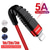 preiswerte Ladekabel-2er-Pack 5A Daten-USB-Kabel für iPhone Schnelllade-Ladekabel für Android-Handy Typ C Xiaomi Huawei Samsung Ladedraht für iPad