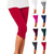 baratos Leggings lisas-Mulheres Calças de ioga Proteção Solar Compressão abdominal Butt Lift Cintura Alta Ioga Ginástica Treino de Ginástica Legging Capri Calças Violeta Preto Branco Esportes Roupas Esportivas Elasticidade