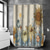 olcso Zuhanyfüggönyök-Zuhanyfüggöny 12 Kampóval 180cm*180cm (70&quot;*70&quot;) Poliészter Mosható Vízálló Rusztikus Farmházi Fa Vintage Pajta Minta