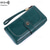 cheap Wallets-Women&#039;s RFID Blocking Faux Leather Wallet – Large Capacity Zipper Clutch with 24 Card Slots &amp; Wrist Strap