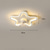 billiga Takfläktlampor-takfläkt med ljus app&amp;amp; fjärrkontroll 50cm dimbar 6 hastigheter sputnik design projektion takfläkt metall modern stil sputnik målade ytskikt led modern 110-240v