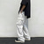 cheap Cargo Pants-Men's Cargo Pants Cargo Trousers Elastic Waist Multi Pocket Solid Color Daily Weekend Streetwear Stylish Black White